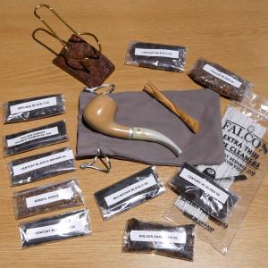 Smokes Of The Past Olive Brog Pipe Tobacco Sampler - Pipe & 10 x 5g