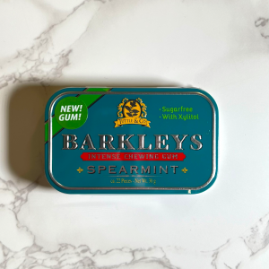 Barkleys Sugarfree Chewing Gum - Spearmint Tin - 30g