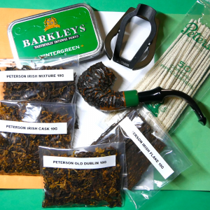 St Patricks Petersons Pipe Tobacco Hamper - 40g & Pipe