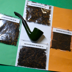 St Patricks Emerald Lucky Dip Pipe Tobacco Sampler - 4 x 5g & Pipe