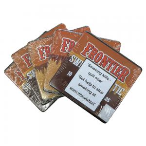 Frontier Cheroot Authentic (Formerly Sweet Aromatic) Cigarillos - 5 Tins of 10 (50)