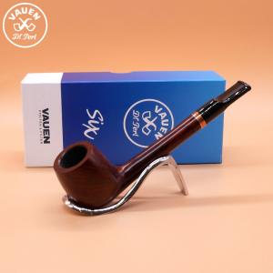 Vauen Six 1106 Dark Brown Smooth 6mm Filter Fishtail Pipe (VA1060)