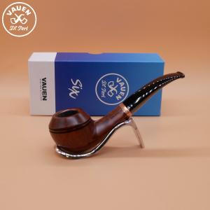 Vauen Six 1107 Dark Brown Smooth 6mm Filter Fishtail Pipe (VA1061)