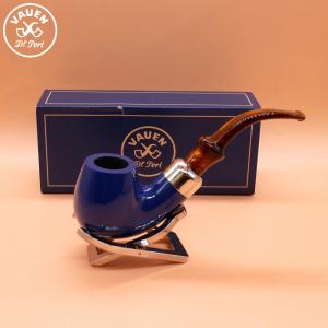 Vauen Azzurro 1515 Smooth Bent 9mm Filter Fishtail Pipe (VA1401)