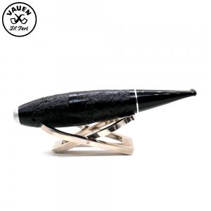 Vauen Zeppelin ZEP Sandblast 9mm Filter Fishtail Pipe (VA1546)