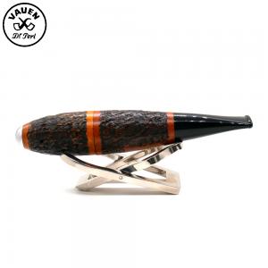 Vauen Zeppelin ZEP Rustic 6mm Filter Fishtail Pipe (VA1547)