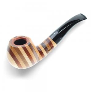 Vauen Hawaii 337 Smooth Striped 9mm Filter Fishtail Pipe (VA586)