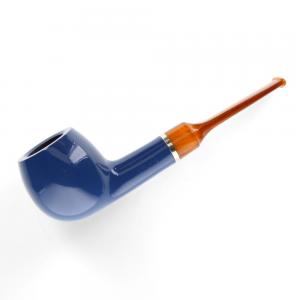 Vauen Azzurro 1566 Smooth 9mm Filter Fishtail Pipe (VA1603)