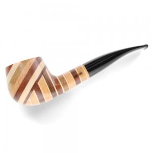 Vauen Hawaii 240 Smooth Striped 9mm Filter Fishtail Pipe (VA1609)
