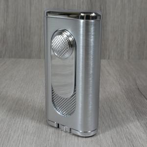 Xikar Verano Flat Flame Lighter - Silver