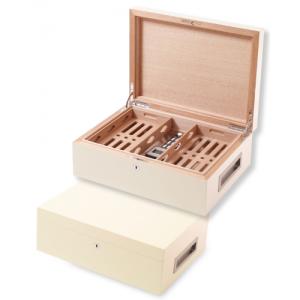Villa Spa Cigar Humidor - up to 200 Cigar Capacity - White - Fast Dispatch Available
