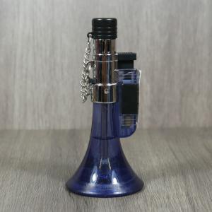 Volcan-Fire New Design Lockable Single Jet Cigar Lighter - Blue