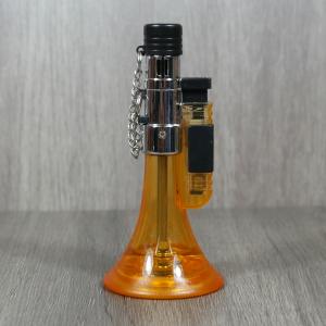 Volcan-Fire New Design Lockable Single Jet Cigar Lighter - Orange