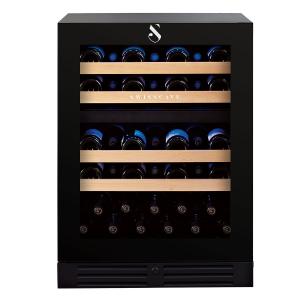 Swisscave Classic Cigar Cabinet Dual Zone Wine Cooler - 40-45 Bottle Capacity