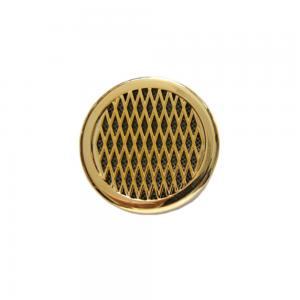 Bargain Round Humidifier - Gold - up to 25 cigars capacity