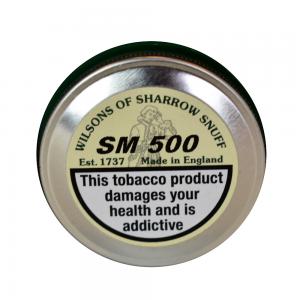 Wilsons of Sharrow Snuff - S.M 500 - Large Tin - 20g