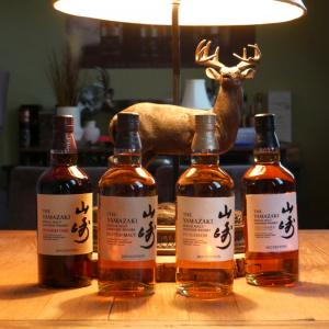 Yamazaki Tskuriwake Series Japanese Whisky Set of 4 Bottles - 48% 4x70cl