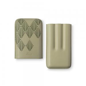 Zino XL-3 Leather Cigar Case - 3 Cigars RG 60 - Green Line Limited Edition
