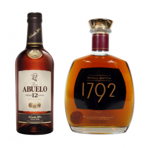 SPECIAL OFFER BUNDLE DEAL - Ron Abuelo 12 Year Old Rum & 1792 Small Batch Kentucky Straight Bourbon