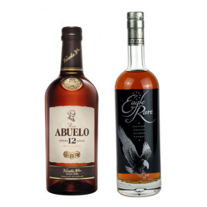 SPECIAL OFFER BUNDLE DEAL - Ron Abuelo 12 Year Old Rum & Eagle Rare 10 Year Old Kentucky Straight Bourbon Whiskey