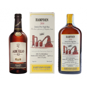 SPECIAL OFFER BUNDLE DEAL - Ron Abuelo 12 Year Old Rum & Habitation Velier Hampden 2010 LROK 6 Year Old