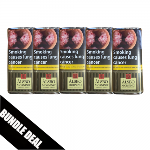 BUNDLE DEAL - Alsbo Morning (Formerly Sungold, Vanilla) Pipe Tobacco - 5 x 50g Pouch
