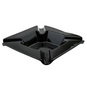 Ceramic Four Position Black Cigar Ashtray