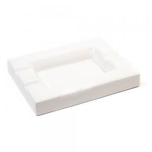 Savinelli Aurora Cigar Ashtray - White Craquele