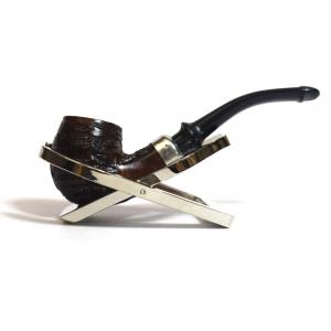 Baby Bent Real Briar Rustic Brown Pipe