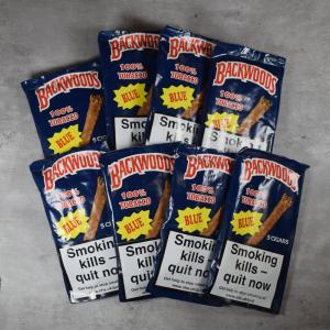Backwoods Blue Cigars - 8 Packs of 5 (40 cigars)
