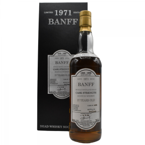 Banff 37 Year Old 1971 Dead Whisky Society - 53.3% 70cl