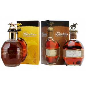 SPECIAL OFFER BUNDLE DEAL - Blantons Gold Edition Single Barrel Bourbon Whiskey & Blantons Straight From The Barrel Bourbon Whiskey