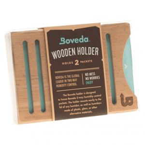 Boveda Wooden Packet Holder - Holds 2 Packs Vertical Stacked