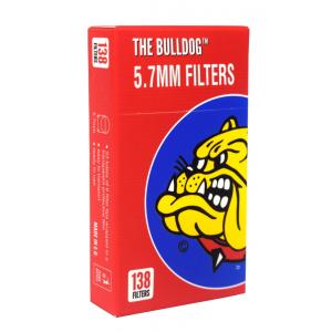 The Bulldog 5.7mm Red Pop A Filter Tips - 1 Pack (138 Tips)