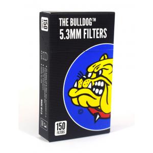 The Bulldog 5.3mm Black Pop A Filter Tips - 1 Pack (150 Tips)