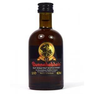 Bunnahabhain 12 Year Old Whisky Miniature - 5cl 46.3%