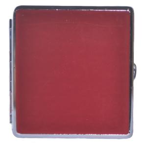 Angelo - Ruby Red Felt - Cigarette Case - Holds 20 Kingsize Cigarettes