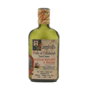 Campbells Pride Of Edinburgh 7 Year Old Bottled 1930s Edward Simpson & Co. Inc. Miniature - 43% 4.7cl