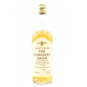 Cardhu 15 Year Old The Managers Dram 1989 - 63% 75cl