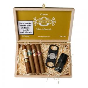 Exclusive Brands Gift Box Sampler - 4 Cigars with Cutter and Lighter