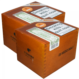 Cohiba Medio Siglo Cigar - 2 x Cabinet of 25 (50) Bundle Deal
