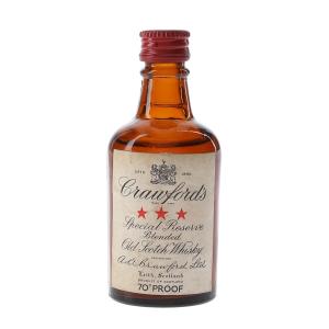 Crawfords 3 Star Bottled 1960s Miniature - 5cl 40%