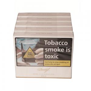 Davidoff Mini Cigarillos Gold Cigar - 5 x Pack of 20 (100) Bundle Deal