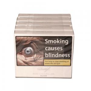 Davidoff Mini Cigarillos Silver Cigar - 5 x Pack of 20 (100) Bundle Deal