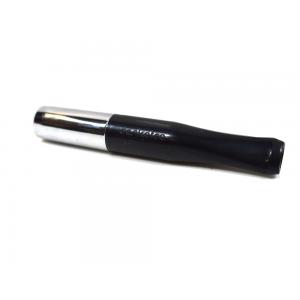 Denicotea Short Cigarette Holder - Black & Silver