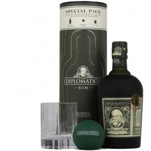 Diplomatico Reserva Exclusiva Old Fashioned Bottle Glass & Ice Mould Gift Pack