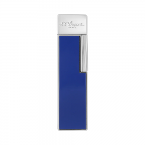 ST Dupont Lighter - Twiggy - Chrome & Blue