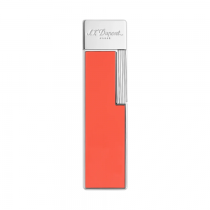 ST Dupont Lighter - Twiggy - Chrome & Coral