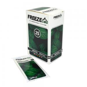 Freeze Card Flavour Card -  Menthol - Box of 25