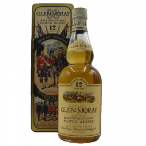 Glen Moray 12 Years Old Regiments Queen's Own Cameron Highlanders - 40% 75cl